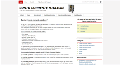 Desktop Screenshot of contocorrentemigliore.com